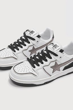 Star Embroidered Multicolor Sneakers