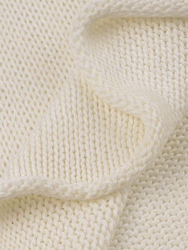 Star Embroidery Knitted Top