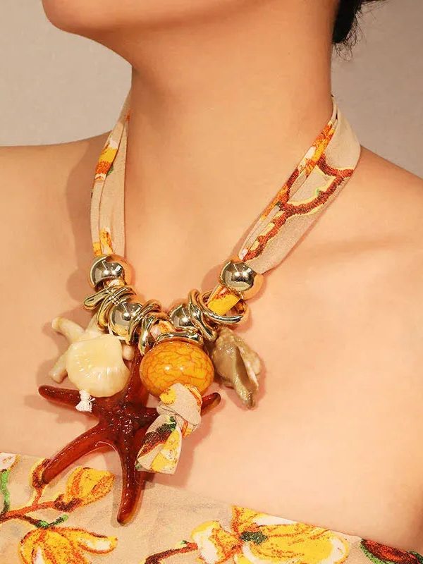 Starfish Charm Necklace