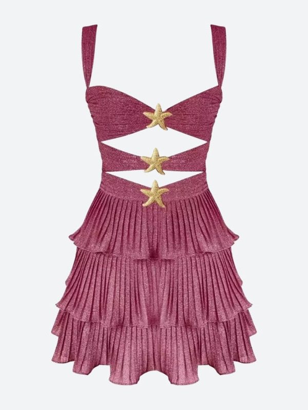 Starfish Glitter Mini Dress