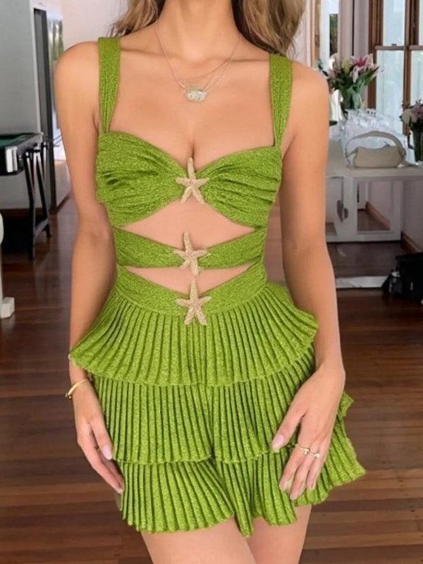 Starfish Glitter Mini Dress