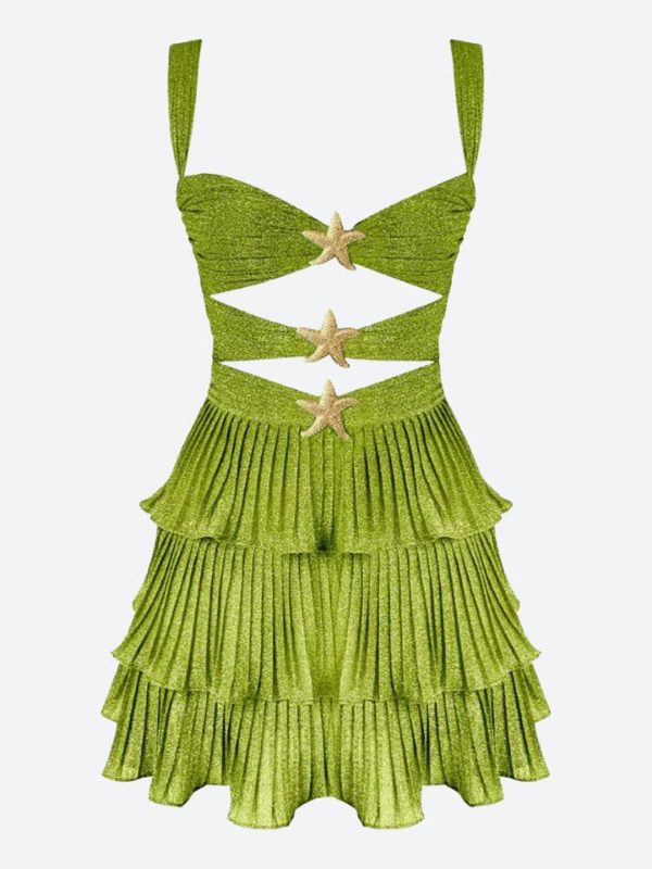 Starfish Glitter Mini Dress