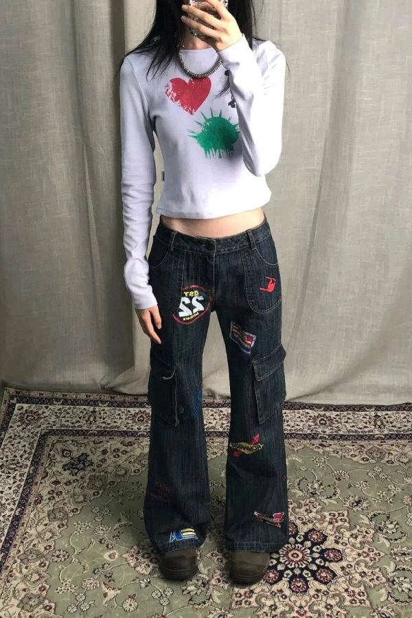 Sticker Cargo Jeans
