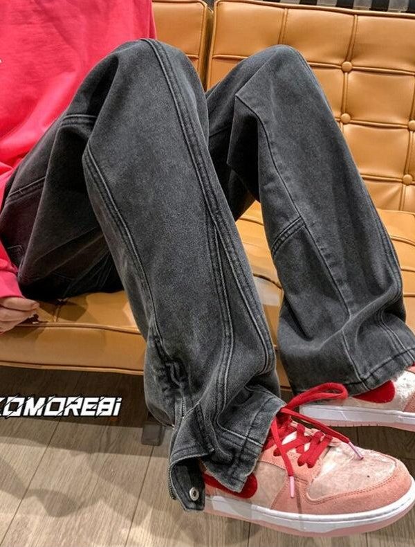 Straight Leg Baggy Jeans