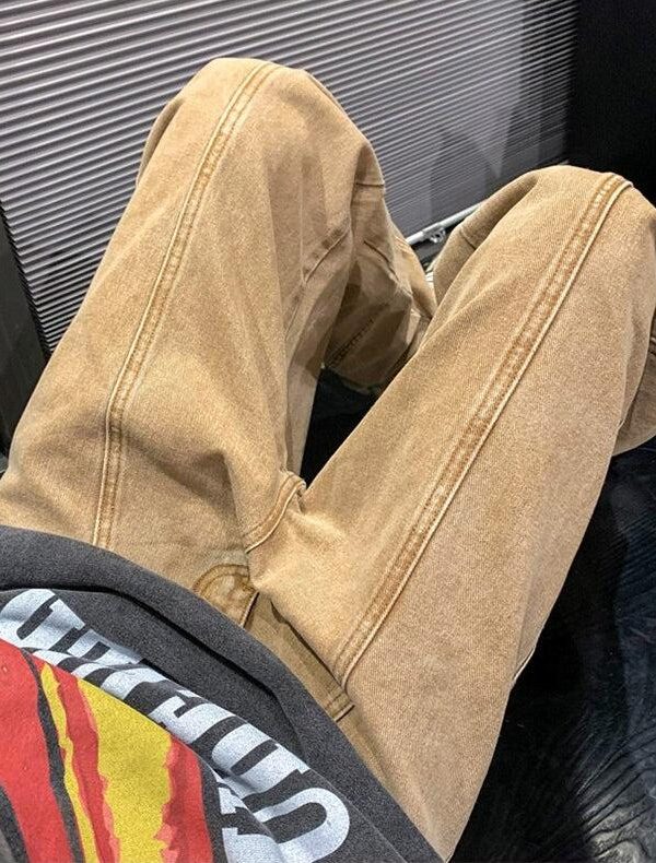 Straight Leg Baggy Jeans