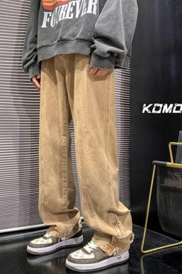 Straight Leg Baggy Jeans