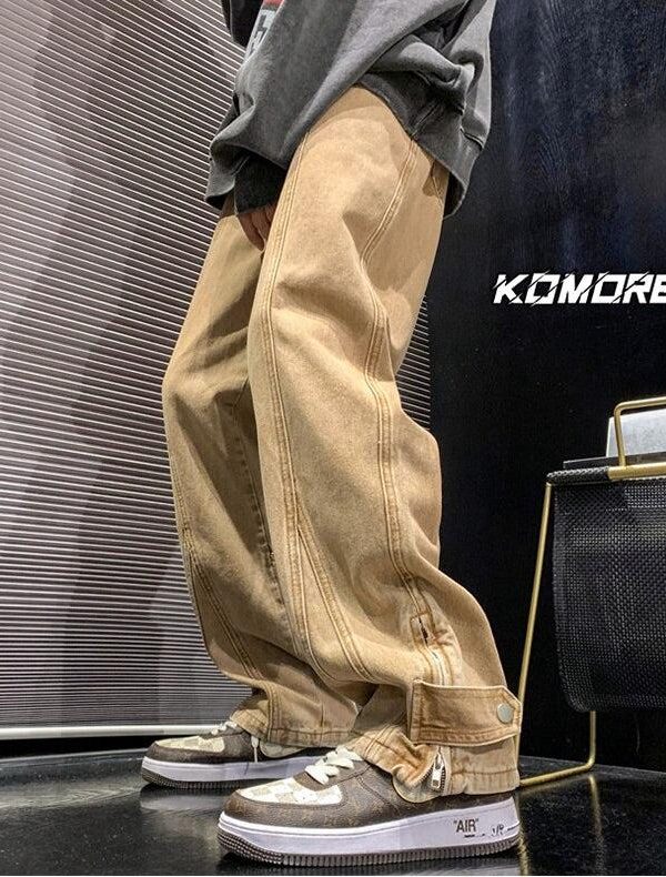 Straight Leg Baggy Jeans