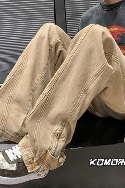 Straight Leg Baggy Jeans