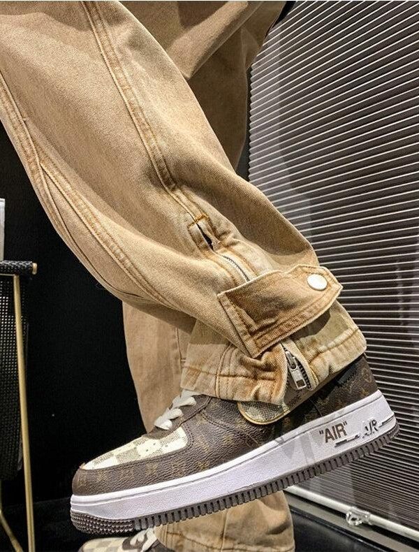 Straight Leg Baggy Jeans