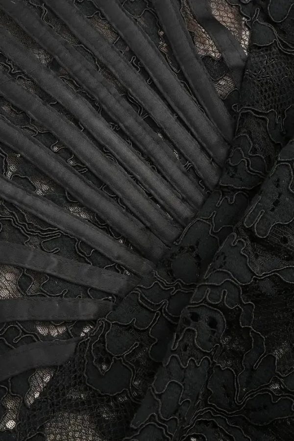 Strapless Lace Mini Dress