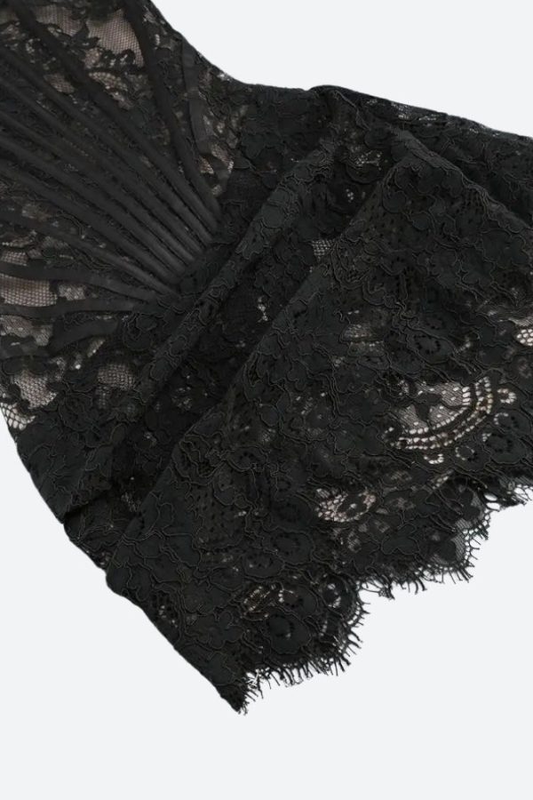 Strapless Lace Mini Dress