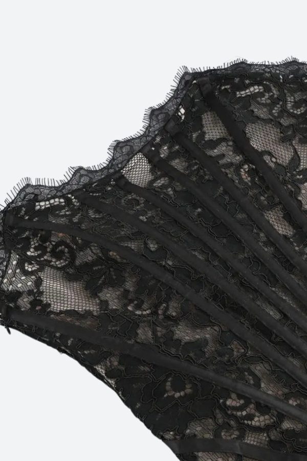 Strapless Lace Mini Dress