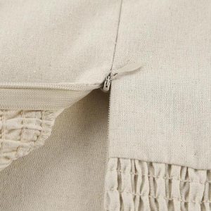 Strapless Linen Midi Dress