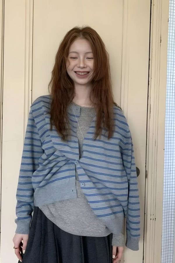 Striped Cardigan