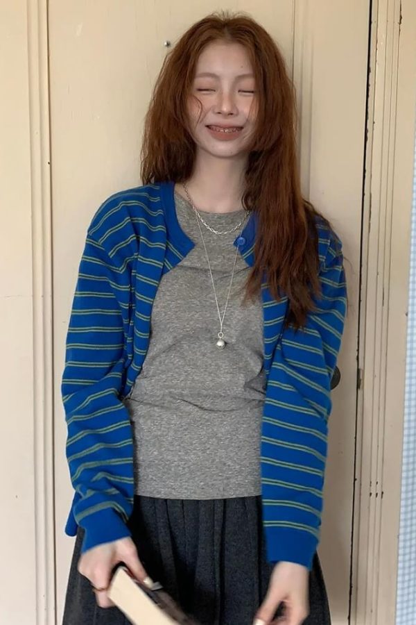 Striped Cardigan