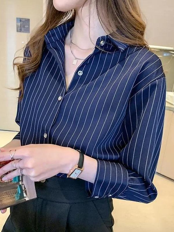 Striped Classic Long Sleeve Shirt