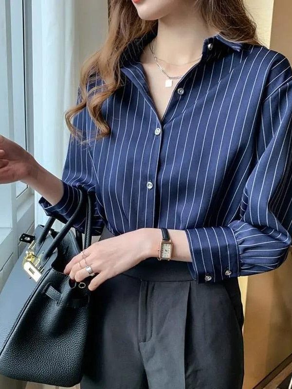 Striped Classic Long Sleeve Shirt