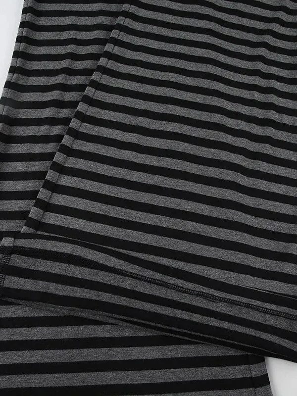 Striped Flare Sweatpants