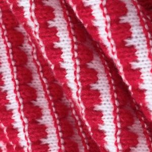 Striped Knitted Mini Dress