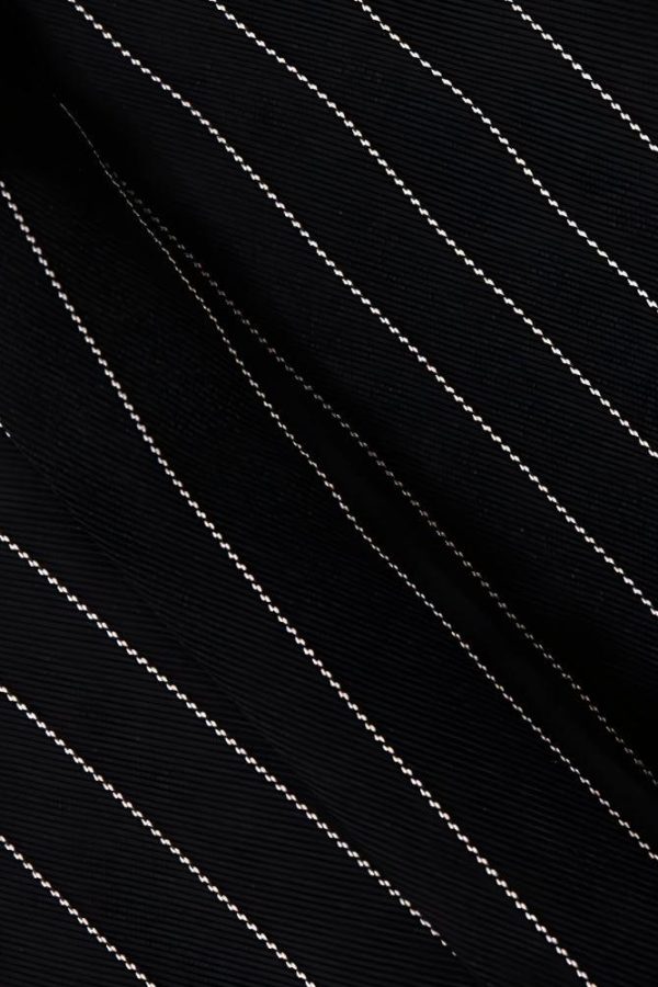 Striped Lace Trim Corset Top