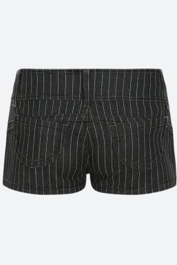 Striped Micro Shorts