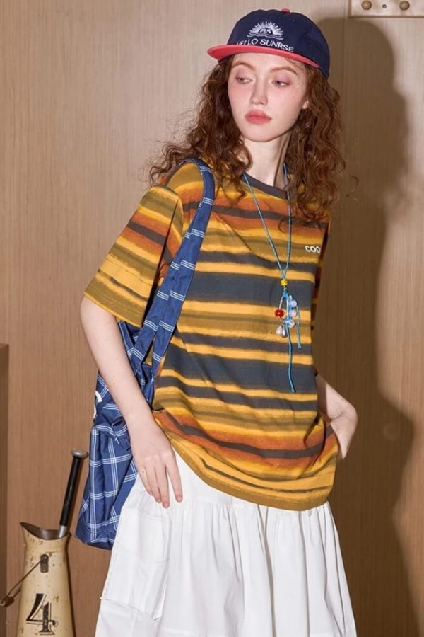 Striped Oversized Tee