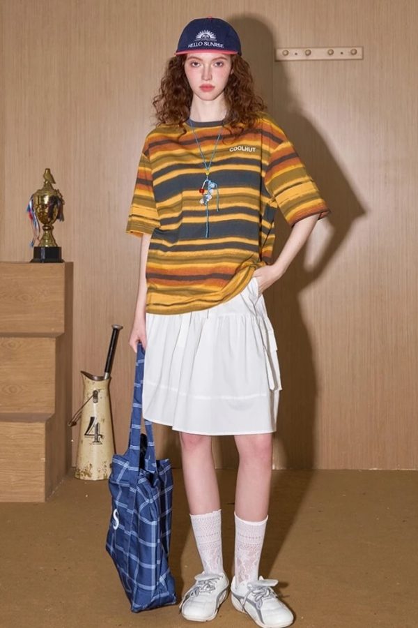 Striped Oversized Tee