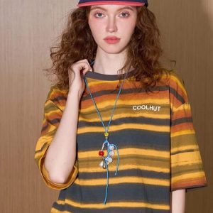 Striped Oversized Tee