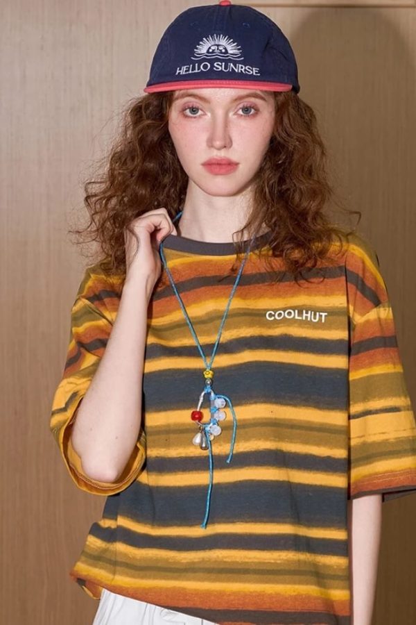 Striped Oversized Tee