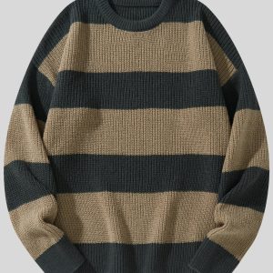 Striped Pullover Sweater