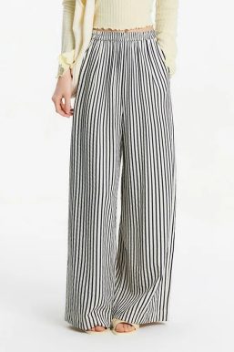 Striped Wide Leg Pants