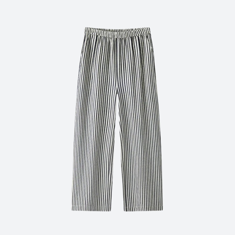 Striped Wide Leg Pants Striped Wide Leg Pants