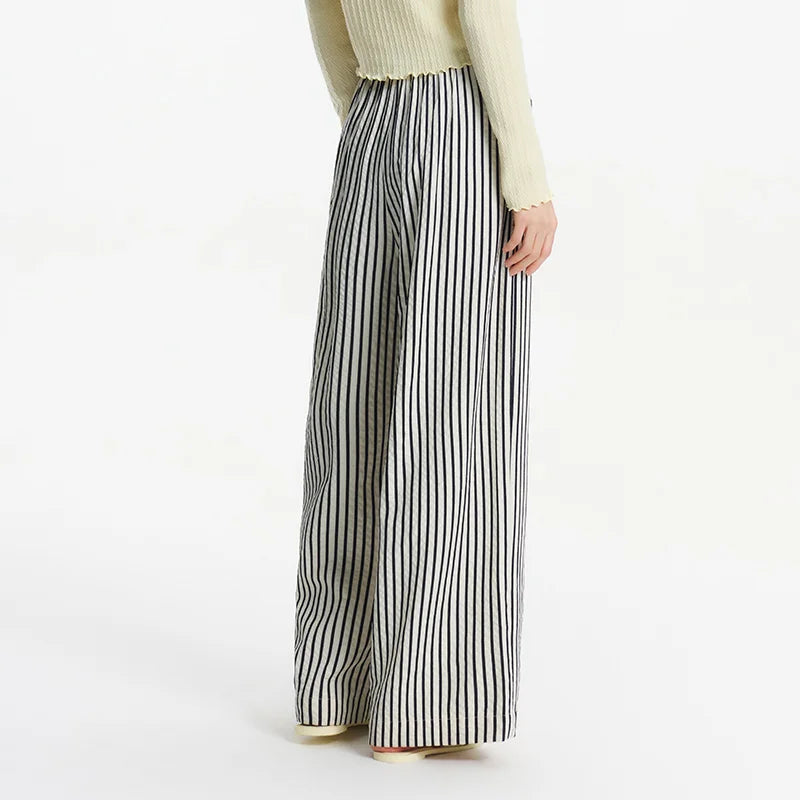 Striped Wide Leg Pants Striped Wide Leg Pants