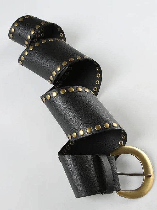 Studded Buckle Belt