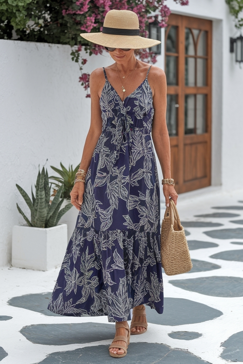 Summer Maxi Dresses for Women Over 60: Timeless Elegance outfit idea