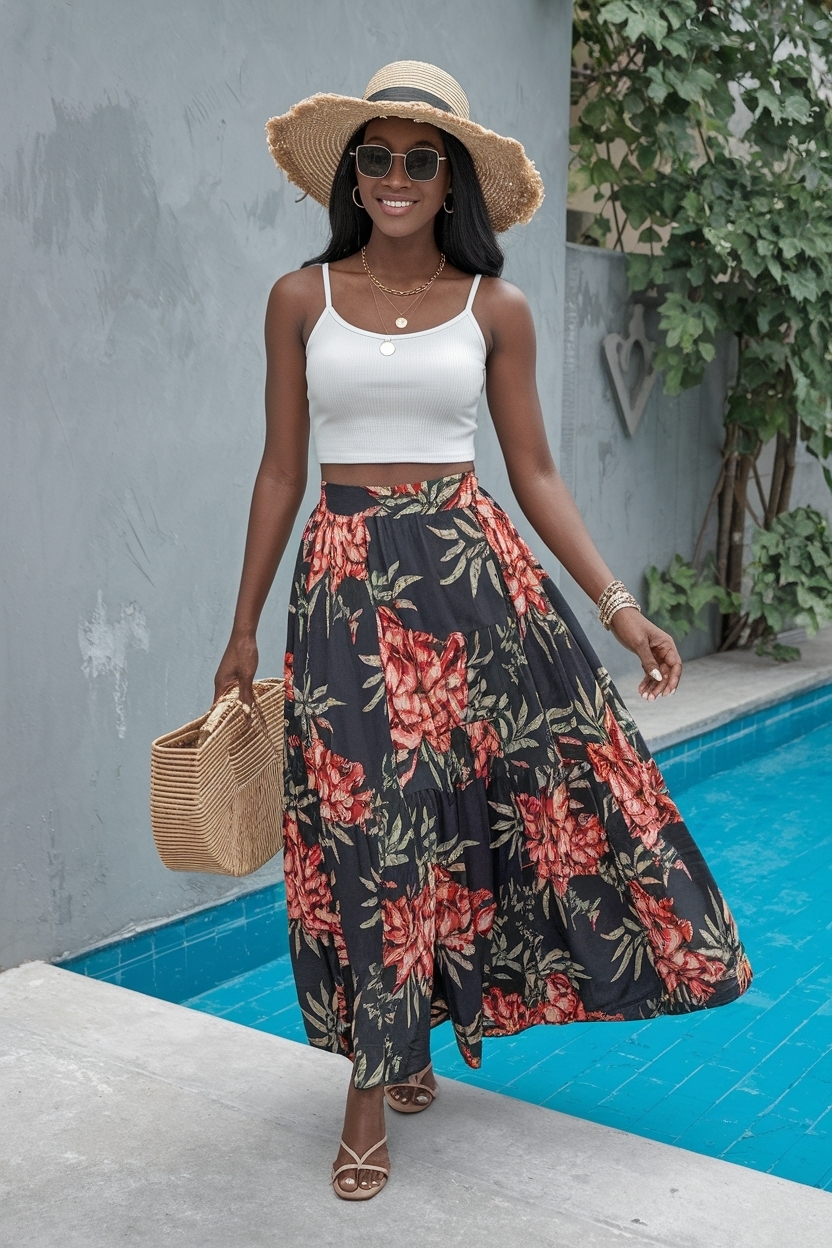 Stylish Summer Vacation Outfits Black Women Must Try outfit idea