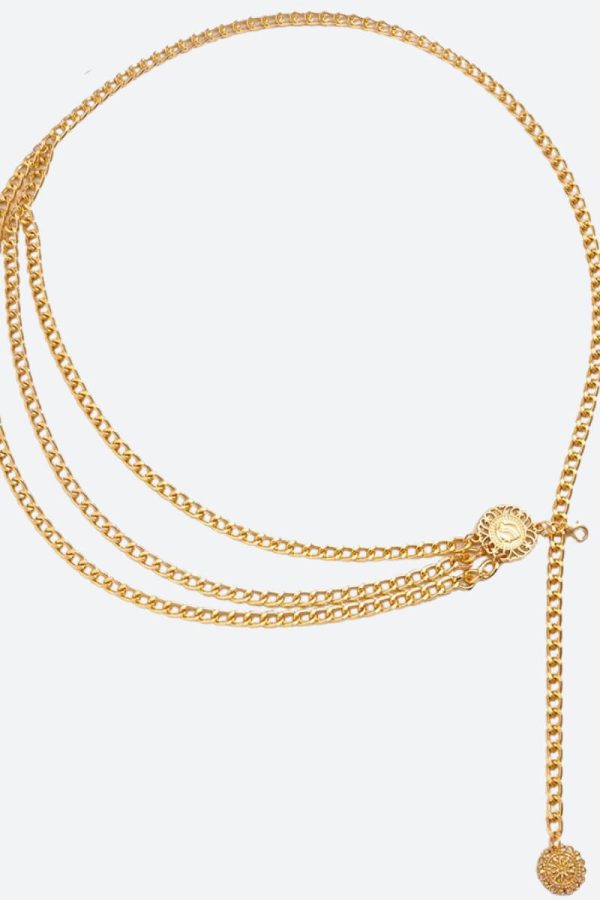 Sun Medallion Chain Belt