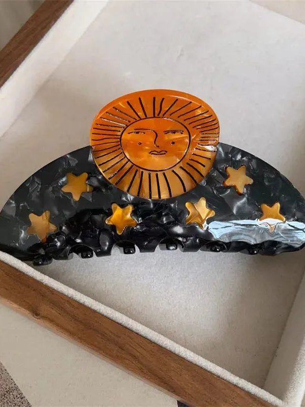Sun & Stars Hair Claws