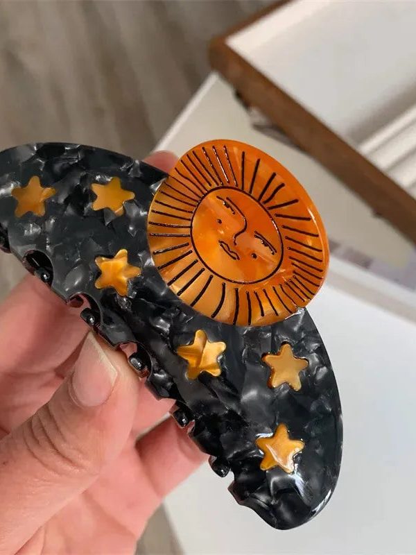 Sun & Stars Hair Claws