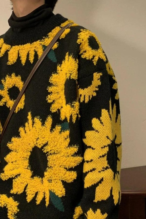 Sunflower Knitted Sweater