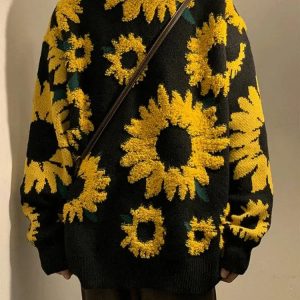 Sunflower Knitted Sweater