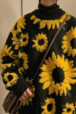Sunflower Knitted Sweater