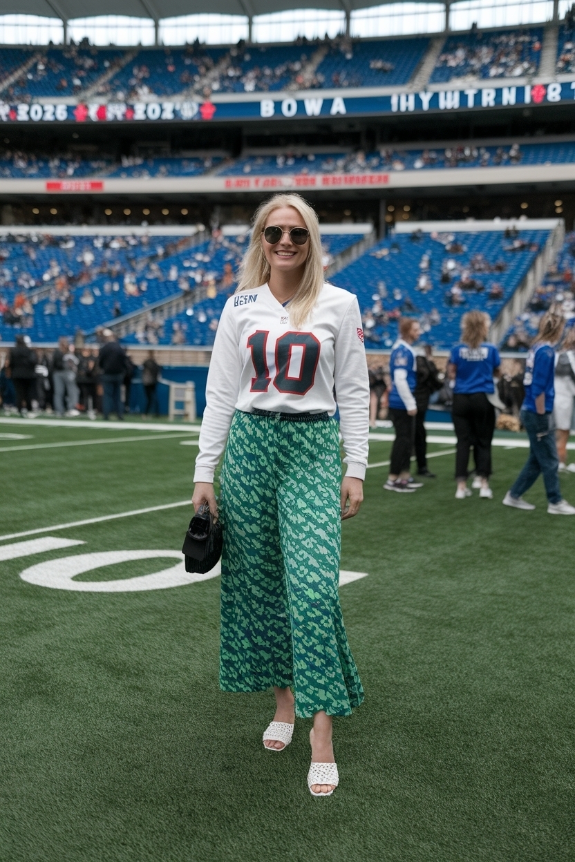 Super Bowl Party Outfits for Women: Stand Out in Style outfit idea