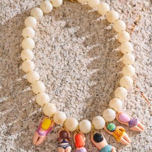 Swimsuit Figurines Necklace