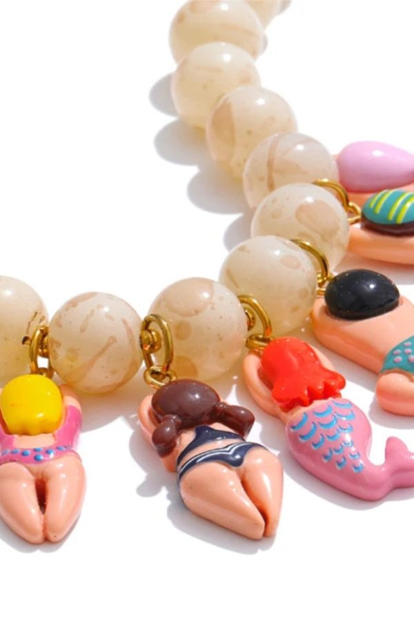 Swimsuit Figurines Necklace