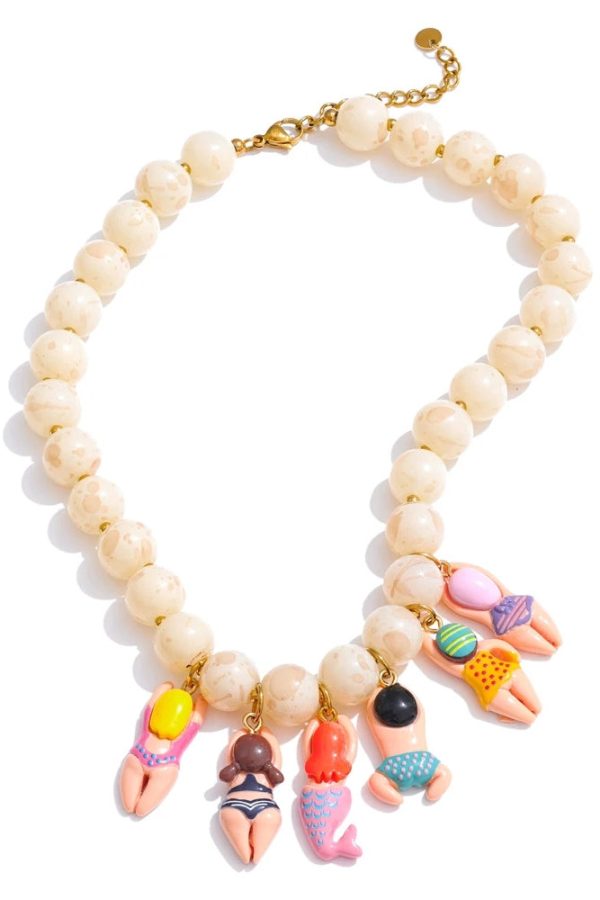 Swimsuit Figurines Necklace