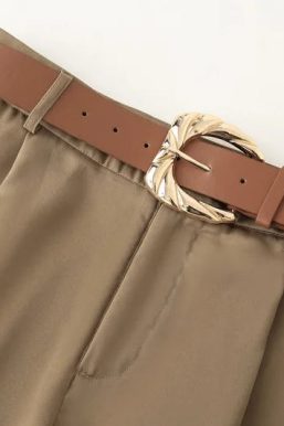 Tailored Wide Leg Pants