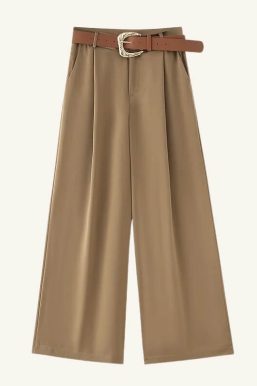 Tailored Wide Leg Pants