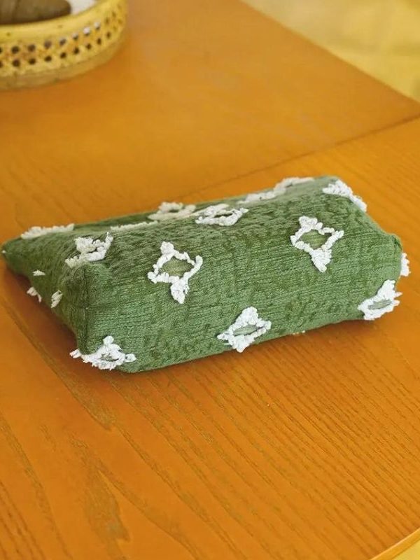 Tasseled Star Embroidered Makeup Bag