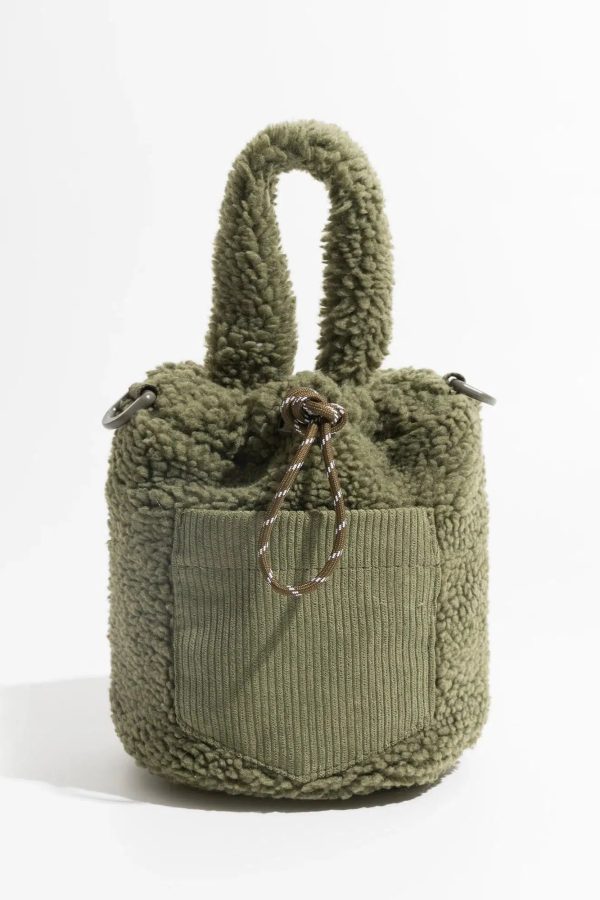 Teddy Pocket Bucket Bag